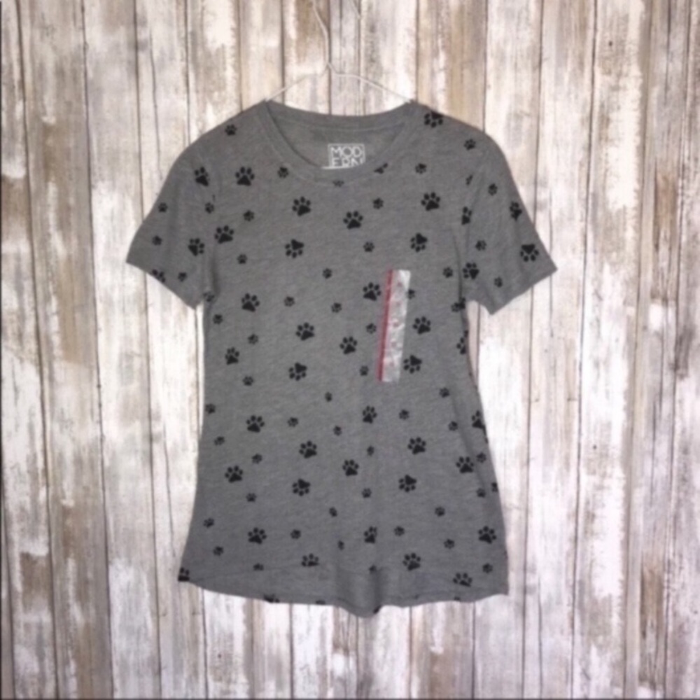 NWT Modern Luv Paw Print Tee - Picture 2 of 5
